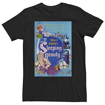 Big & Tall Disney Sleeping Beauty Group Shot Classic Movie Poster Tee