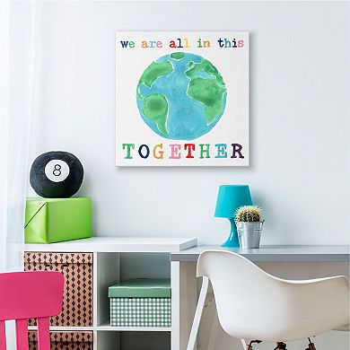 Stupell Home Decor In This Together Watercolor Canvas Wall Art