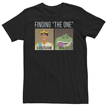 Big & Tall Disney Princess And The Frog Naveen Finding The One Meme Tee