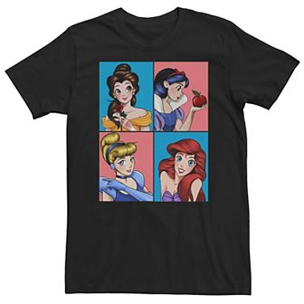 Big & Tall Disney Princess Portrait Panel Group Shot Tee