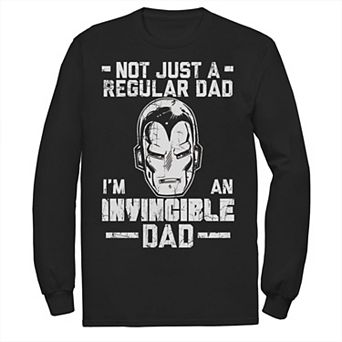 Men's Marvel Iron Man Father's Day Not Regular Dad Tee