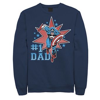 Men's Marvel Captain America #1 Dad Sweatshirt