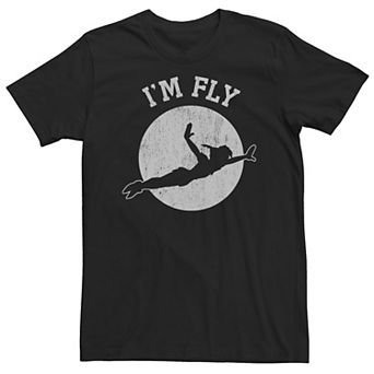 Big & Tall Disney Peter Pan Silhouette I'm Fly Tee