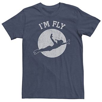 Big & Tall Disney Peter Pan Silhouette I'm Fly Tee