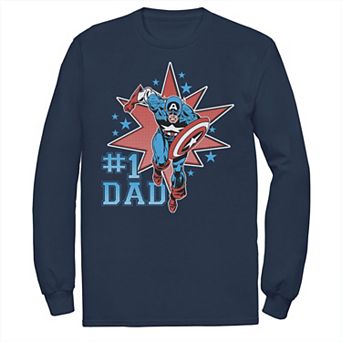 Men's Marvel Captain America #1 Dad Tee