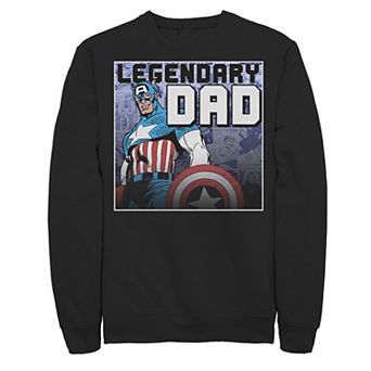 Men's Marvel Captain America Father's Day Legend Sweatshirt