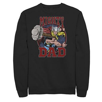 Men's Marvel Thor Father's Day Mighty Dad Hammer Sweatshirt