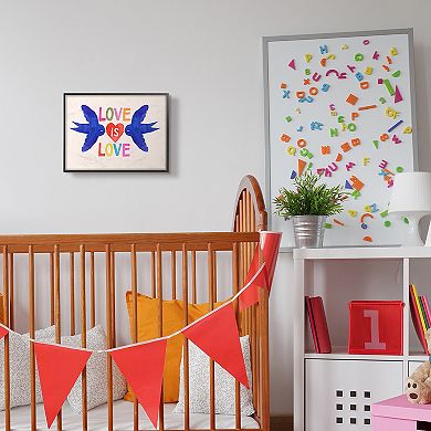 Stupell Home Decor Love is Love Canvas Wall Art
