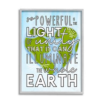 Stupell Home Decor Light Of Unity Framed Wall Art