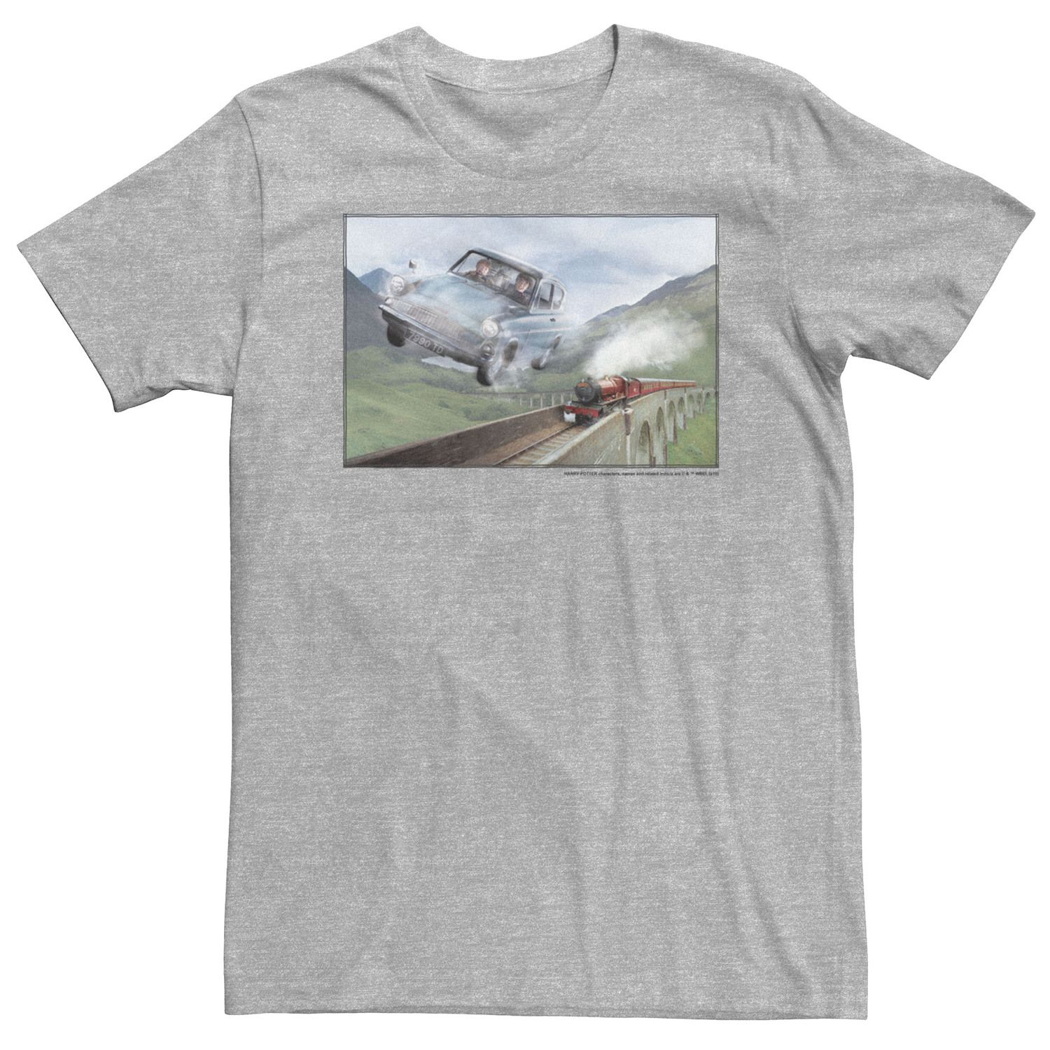 Image for Harry Potter Big & Tall Racing The Hogwarts Express Portrait Tee at Kohl's.