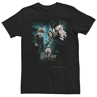 Big & Tall Harry Potter Order Of The Phoenix Wands Drawn Poster Tee