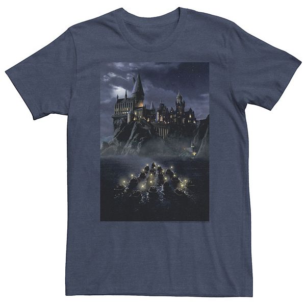 Big & Tall Harry Potter Hogwarts Boats Poster Tee