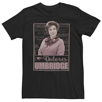 Big & Tall Harry Potter Dolores Umbridge Proclamation Portrait Tee