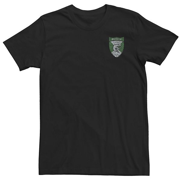 Big & Tall Harry Potter Slytherin Crest Left Chest Tee