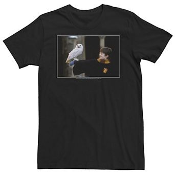 Big & Tall Harry Potter Harry & Hedwig Portrait Tee