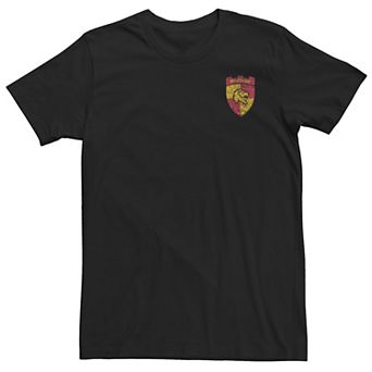 Big & Tall Harry Potter Gryffindor Crest Left Chest Tee