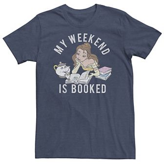 Big & Tall Disney Beauty And The Beast Belle My Weekend Is Booked Tee