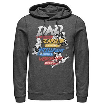 Men's Marvel X-Men Dad You Are As Fearless As Graphic Hoodie