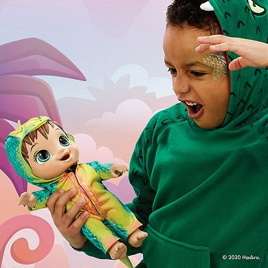 Baby Alive Dino Cuties Stegosaurus Brown Hair Doll