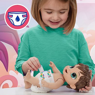 Baby Alive Dino Cuties Stegosaurus Brown Hair Doll