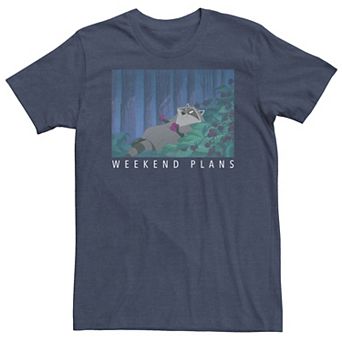 Big & Tall Disney Pocahontas Meeko Weekend Plans Tee