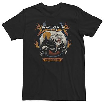 Big & Tall Disney Beauty And The Beast Beast Metal Circle Roar Tee