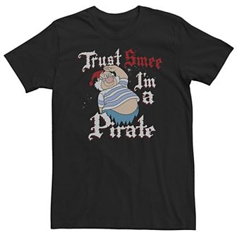 Disney's Peter Pan Big & Tall Trust SMEE I'm A Pirate Salute Tee