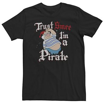 Disney's Peter Pan Big & Tall Trust SMEE I'm A Pirate Salute Tee