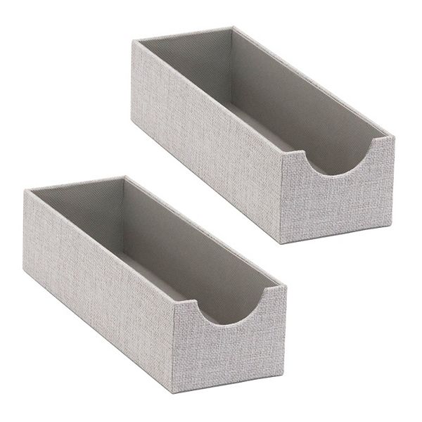 Household Essentials Narrow Drawer Organizer Tray 2Pack