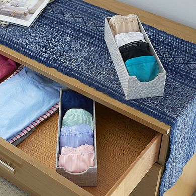 Household Essentials Narrow Drawer Organizer Tray 2-Pack