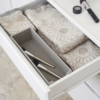 Household Essentials Narrow Drawer Organizer Tray 2-Pack