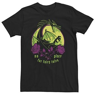 Big & Tall Disney Villains Maleficent Dragon No Place For Fairy Tales Tee