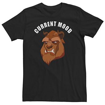 Big & Tall Disney Beauty And The Beast Current Mood Angry Beast Tee