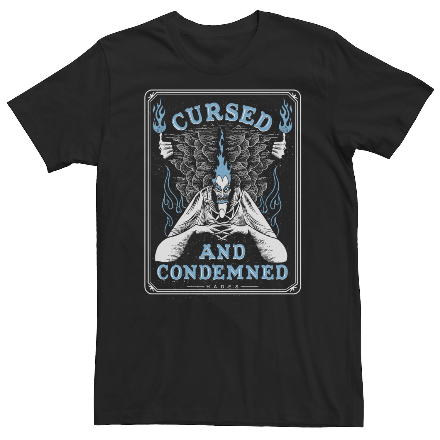 Image for Disney Big & Tall Hercules Hades Cursed And Condemned Poster Tee at Kohl's.