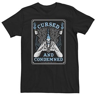 Big & Tall Disney Hercules Hades Cursed And Condemned Poster Tee
