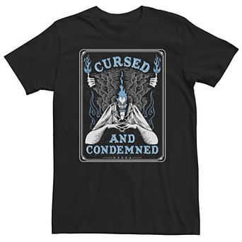 Big & Tall Disney Hercules Hades Cursed And Condemned Poster Tee