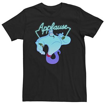 Big & Tall Disney Aladdin Genie Applause Neon Light Tee
