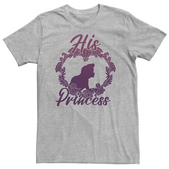 Big & Tall Disney Little Mermaid Ariel His Princess Couples Tee