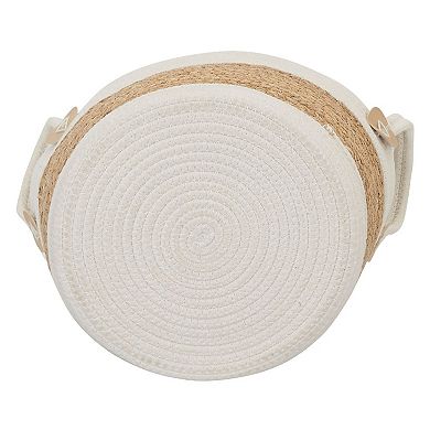 Household Essentials Corn Husk and Hyacinth Wicker Basket