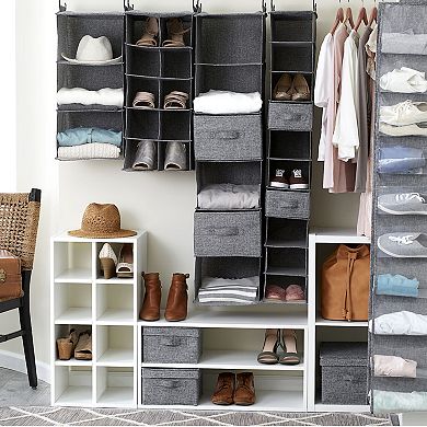 Household Essentials 6-Shelf Hanging Closet Organizer