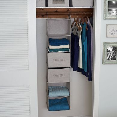 Household Essentials 6-Shelf Hanging Closet Organizer