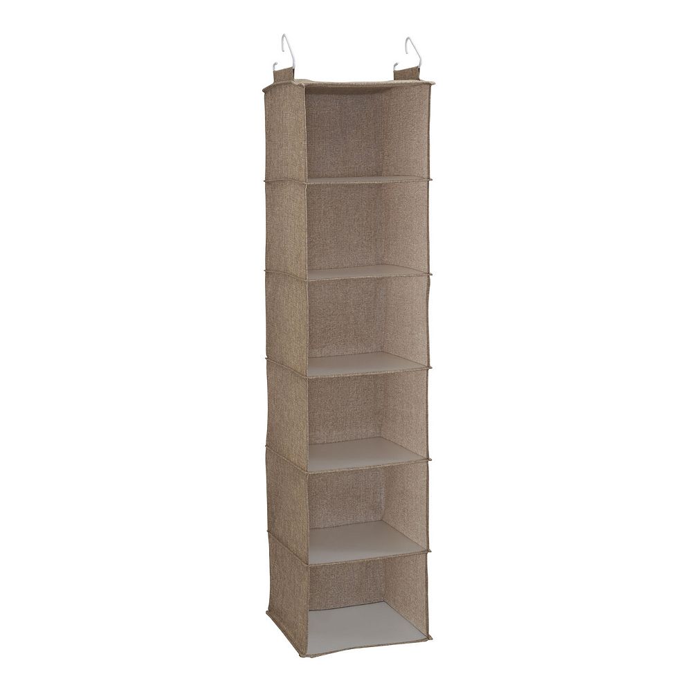 Household Essentials 6-Shelf Hanging Closet Organizer