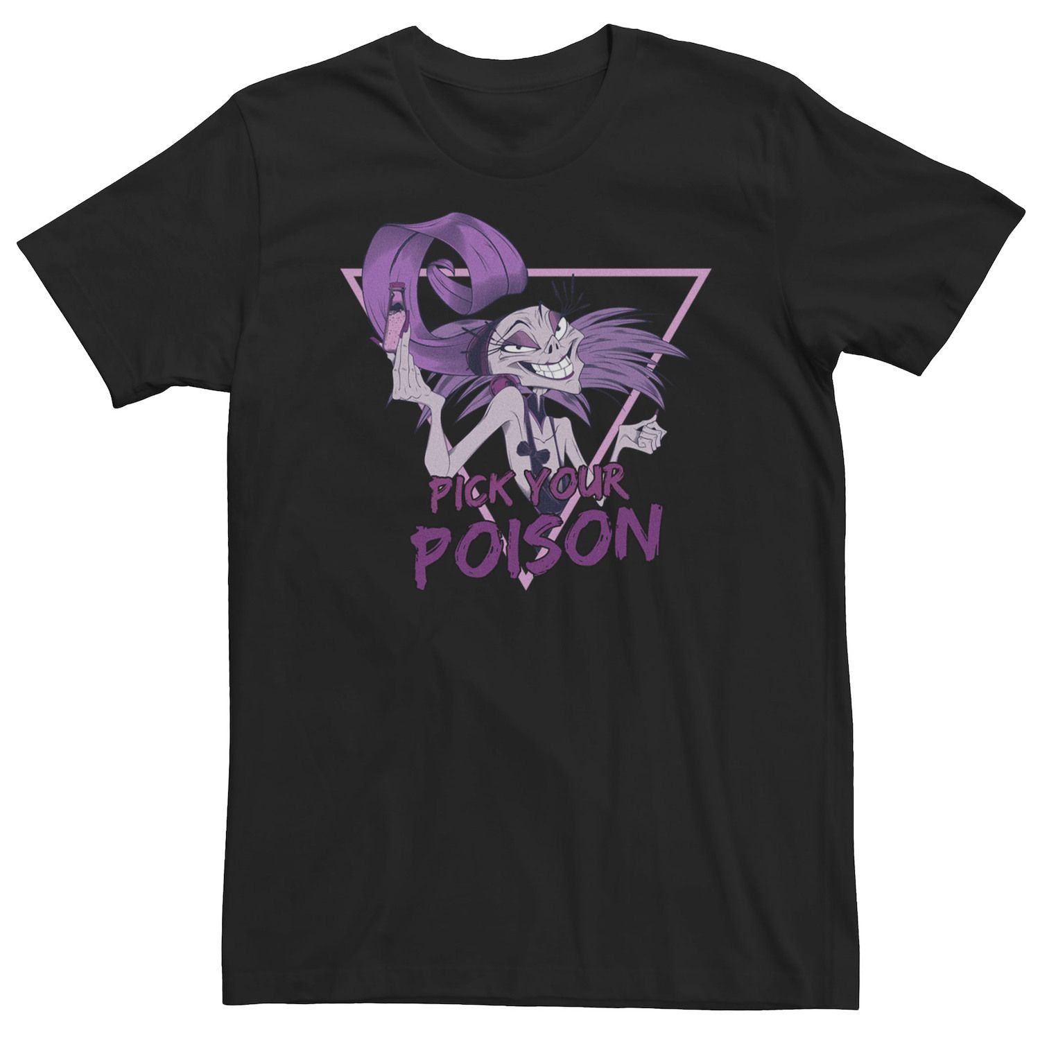 Image for Disney Big & Tall Villains Yzma Pick Your Poison Portrait Tee at Kohl's.
