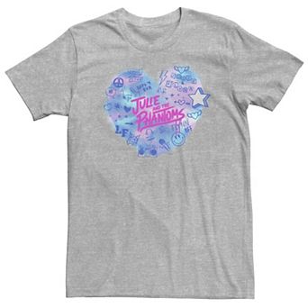 Big & Tall Julie And The Phantoms Airbrush Heart Logo Tee