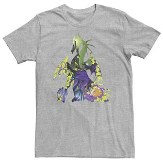 Big & Tall Disney Sleeping Beauty Maleficent Dragon Silhouette Tee