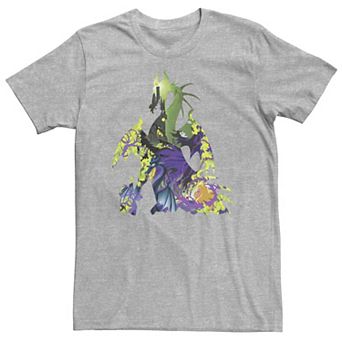 Big & Tall Disney Sleeping Beauty Maleficent Dragon Silhouette Tee