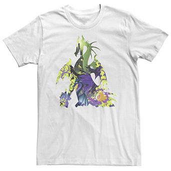 Big & Tall Disney Sleeping Beauty Maleficent Dragon Silhouette Tee