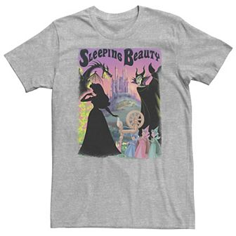 Big & Tall Disney Sleeping Beauty Aurora Maleficent Poster Tee