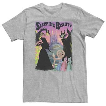 Big & Tall Disney Sleeping Beauty Aurora Maleficent Poster Tee