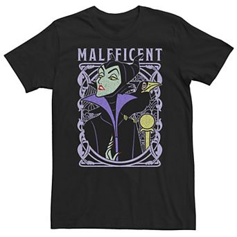Big & Tall Disney Sleeping Beauty Maleficent Old School Poster Tee